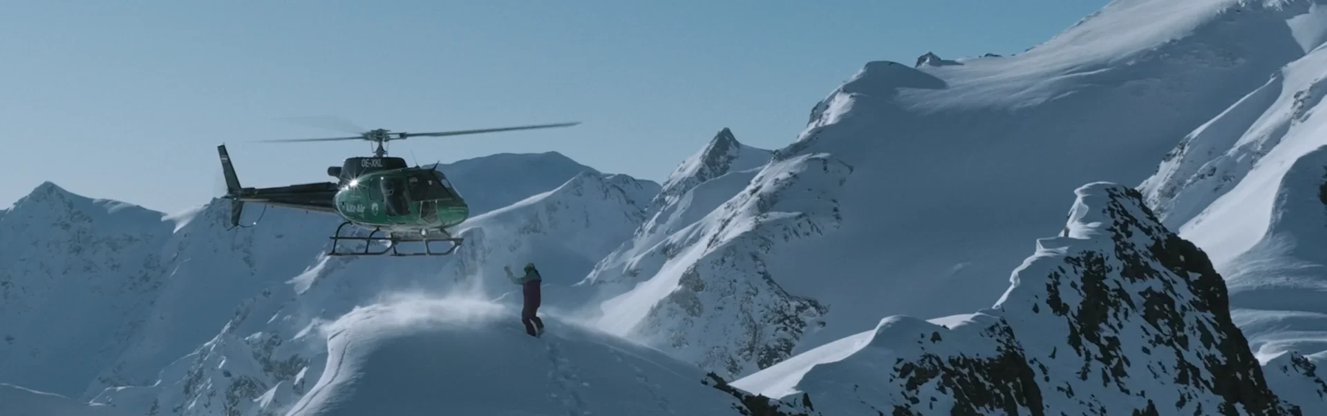 Heliski in Swanetien, Georgien