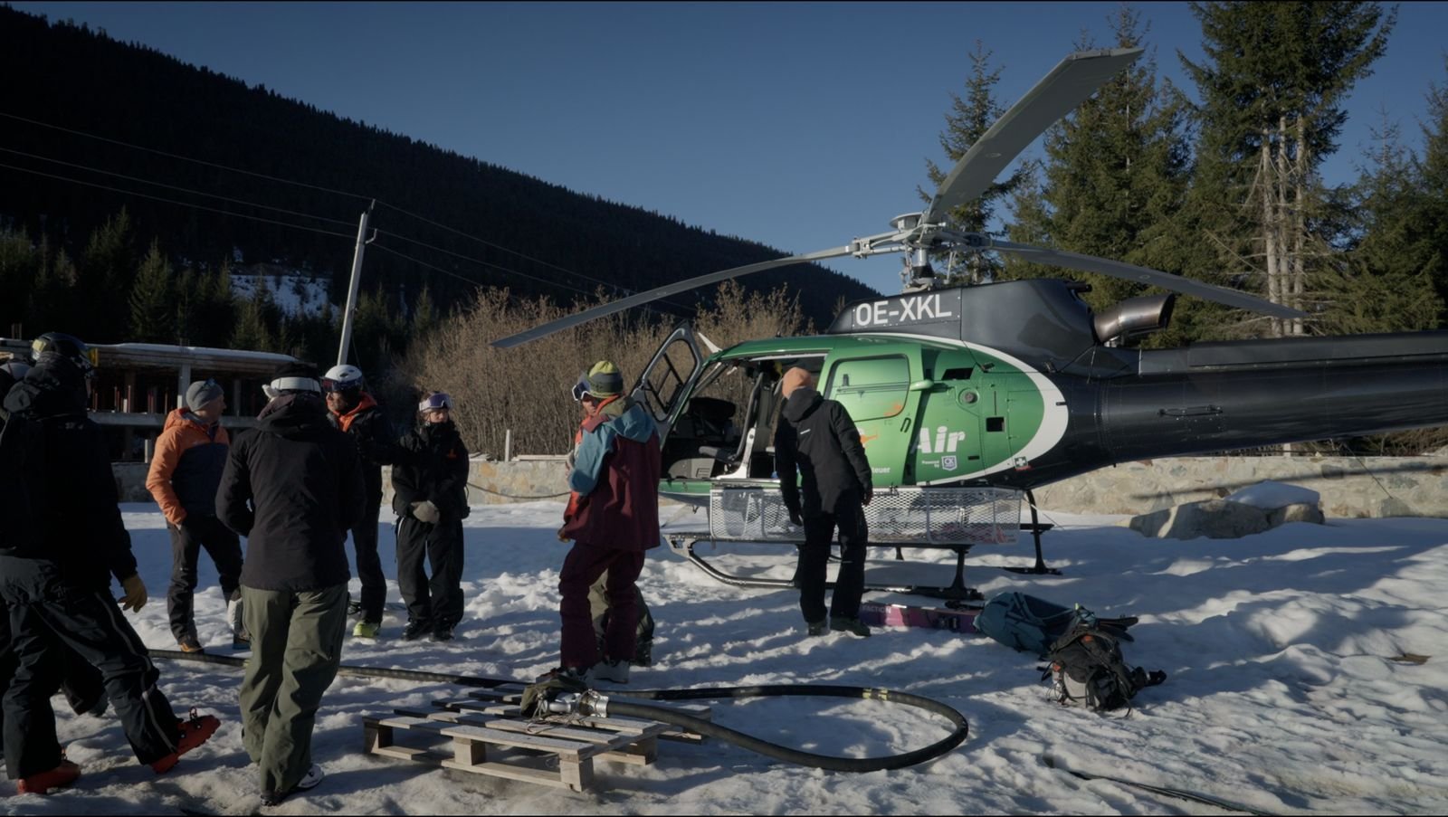 Heliski in Swanetien, Georgien